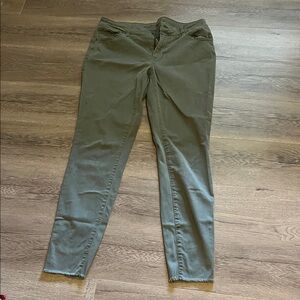 Maurices Olive Green Skinny Jeans